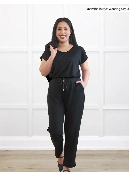 Miik Pants - Miik “Stef” open back jumpsuit- Women's